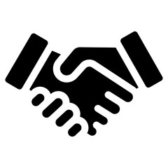 Handshake Icon Element For Design