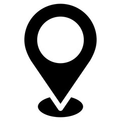 Location Pin Icon Element For Design