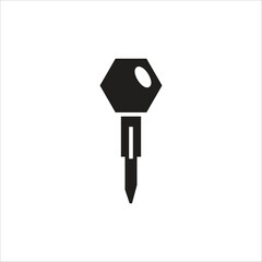 key vector icon line template