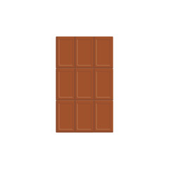 Flat Chocolate Bar Element Illustrations