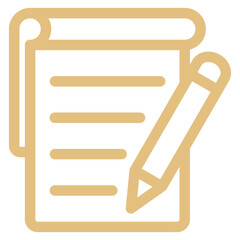Notepad Icon Element For Design