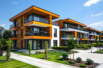 Vibrant Real Estate Community Gathering, Urban Lifestyle and Diversity