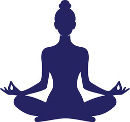 woman yoga logo icon
