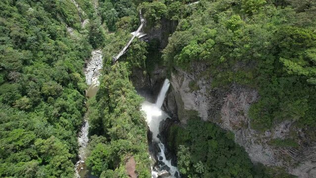 Pailon Del Diablo waterfall, Ecuador
