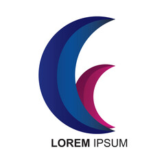 LOGO shape and business icon, using company icon vector logo