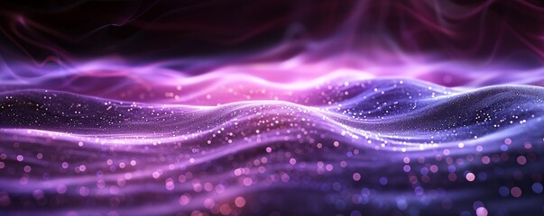 Abstract Holographic Purple and black background