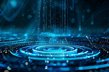 abstract background blue technology