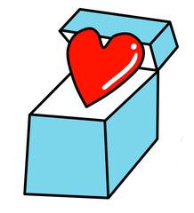 heart in a box