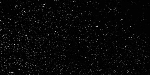 Obraz premium Abstract old wall surface on black background textrue with white scratches and crackes. Dust and scratches design decorate the floor tiles and home. Vintage grunge scratched background, overley,