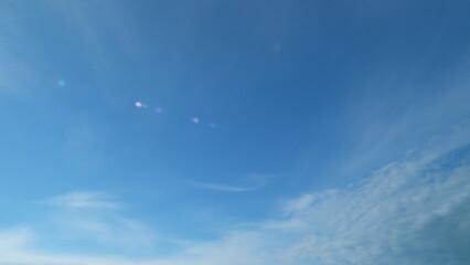 Altostratus clouds are full of streaks of beautiful clouds genus made up of ice crystals. Timelapse.