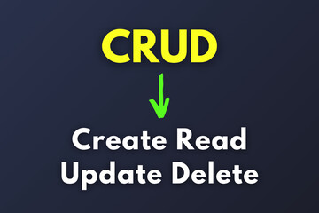 CRUD Concept, CRUD Meaning, Create Read Update Delete