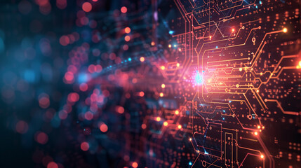 Obraz premium masthead background image on cybersecurity theme