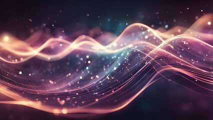 Fototapeta premium A blue background with many small dots that look like stars