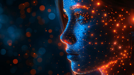 Obraz premium masthead background image on cybersecurity theme