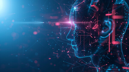 Obraz premium masthead background image on cybersecurity theme