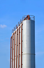 Cement batching silos