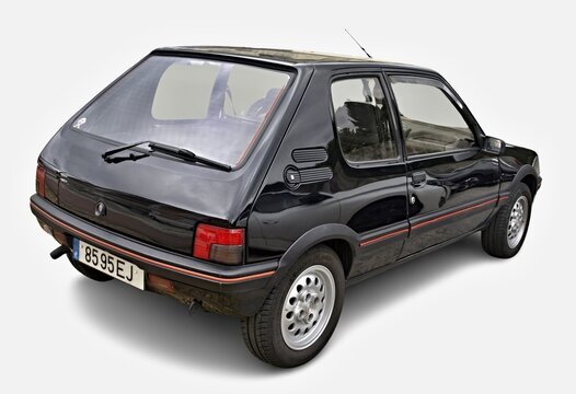 Classic Peugeot 205 Gti in black