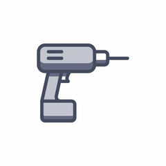 drill screwdriver construction tool icon
