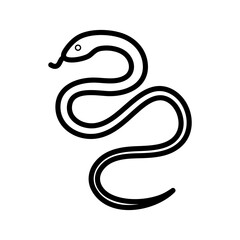 Snake Icon Set Reptile Illustrations for Wildlife and Nature Projects