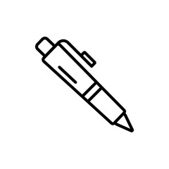 Pen Icon Set Ink Writing Tool Illustrations for Business and Education