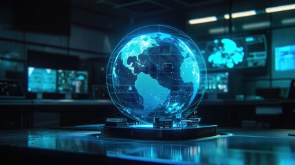 Innovative Global Network: Rotating Hologram