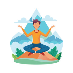 Yoga vector illustration