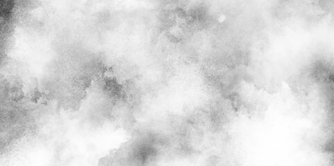 Abstract grunge grey shades watercolor background, black and white grunge background texture,  white concrete wall background in vintage graphic design with smoke for design and cover.