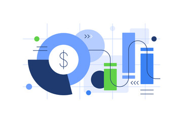Data science and big data, Analysis,Infographic element,Digital data processing