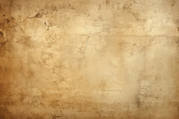 Obraz premium Processed collage of ancient scroll sheet of brown aged paper texture. Background for banner