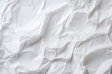 Obraz premium Processed collage of crumpled white paper sheet texture. Background for banner, backdrop or texture