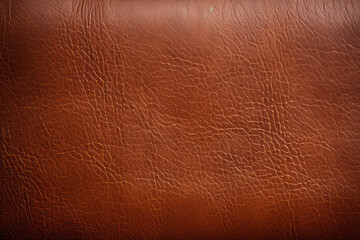 Fototapeta premium Processed collage of brown leather cloth surface texture. Background for banner, backdrop