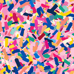 Obraz premium seamless pattern with confetti
