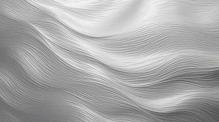 An abstract design featuring silver wave textures, creating a dynamic and fluid visual effect that brings movement and sophistication to any surface or background application.