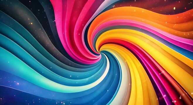 Retro Colorful Swirl vector background with retro colors and swirls. Great for design projects, print-on-demand items, or any other retro-themed creative project.