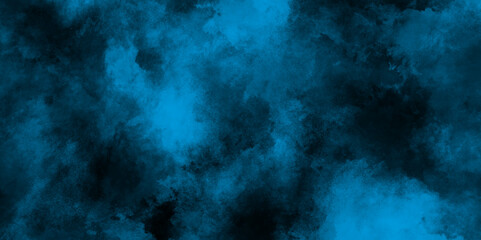 Abstract blue smoke on black background, old style dark blue grunge texture, grainy distress blue textured grunge web background, blue texture decorative Venetian stucco.