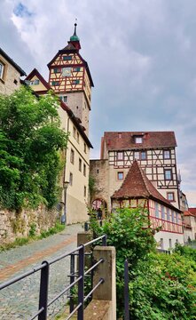 Schw&auml;bisch Hall, Badtorweg mit Josenturm