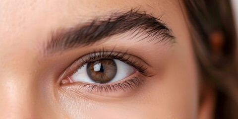 Obraz premium Brow corners arch up hinting at mischievousness and playful demeanor. Concept Facial Expression, Playful Gesture, Mischievous Body Language