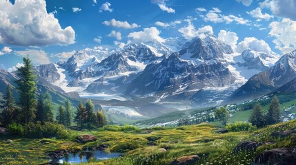 A flawless day in the mountains