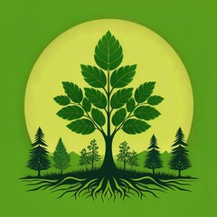 Eco-friendly earth, environmental saving with tree care planting and CSR go green concept on volunteering hands for World environment