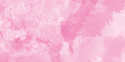 abstract Colorful painted vintage background, pink Color sky with clouds as background, paper pink smoke, pattern texture, wall art, with geometric transparent gradient rectangles.