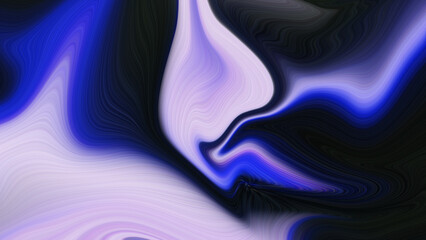 4K abstract Fluid wave in blue abstract. Three-dimensional gradient flow shape in a modern poster. Creative background design for the landing page and cover.