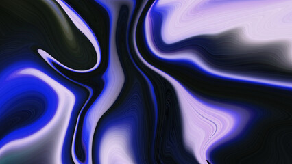 4K abstract Fluid wave in blue abstract. Three-dimensional gradient flow shape in a modern poster. Creative background design for the landing page and cover.