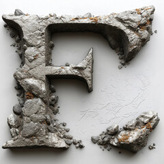 Personalized and themed letter "F"