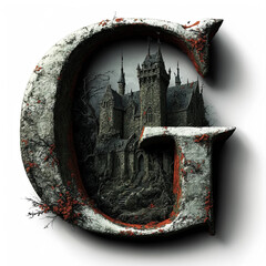Personalized and themed letter "G"