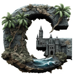 Personalized and themed letter "G"