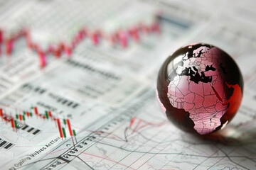 Stocks price in downtrend mode indicates global economic