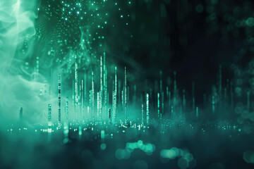 The turquoise crashing market volatility of crypto currency