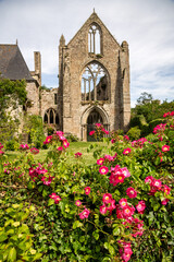 the old abbeye , Abbaye De Beauport , Paimpol , France