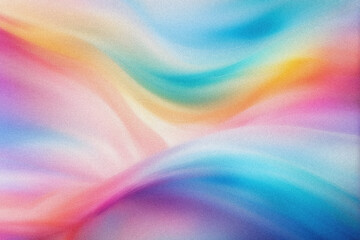 Obraz premium Artistic grainy noise effect on a multicolored gradient canvas