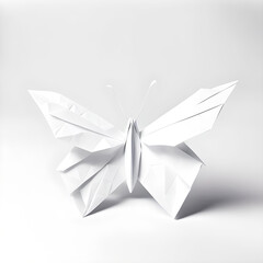 Schmetterling, Falter, Motte, in geometrischen Formen, wie 3D Papier wie Origami Falttechnik Tier Symbol Vorlage wildlebende Tiere, Sch&ouml;nheit Wildnis empfindlich Fl&uuml;gel Insekt F&uuml;hler